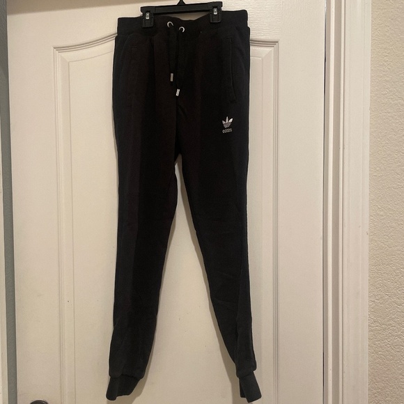 Adidas black sweats - Picture 1 of 3